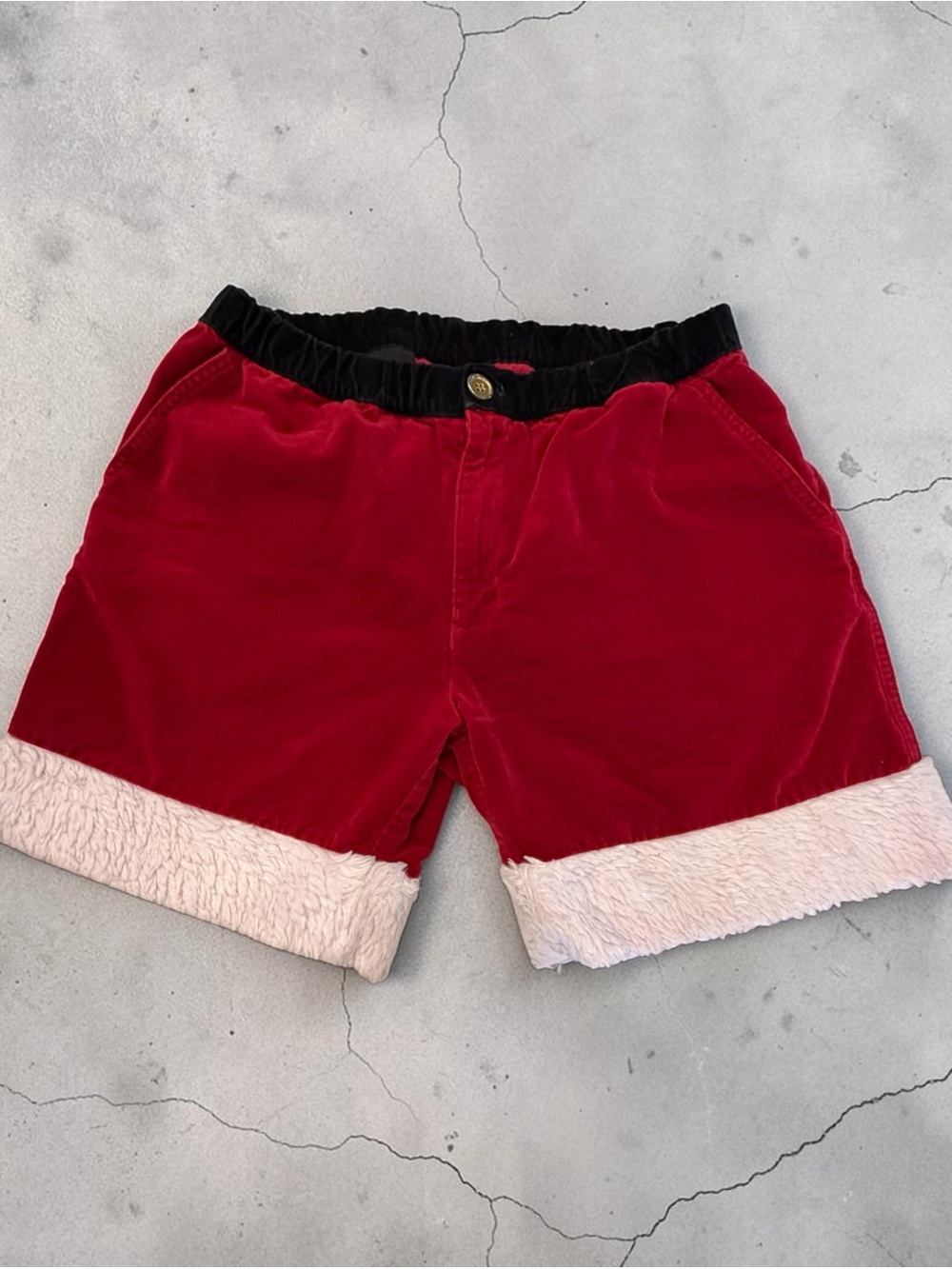 Chubbies Ol’ St. Nicks Santa Christmas Shorts Men’s L 7”